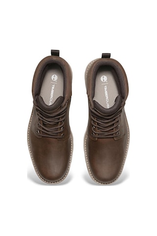 Timberland Britton Road Mid Lace Up Waterproof Boot Erkek Günlük Bot Tb0a69uhem61 Gri Kahverengi