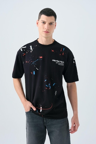 Loft Lf2040124 Erkek Kısa Kollu T-shirt Siyah