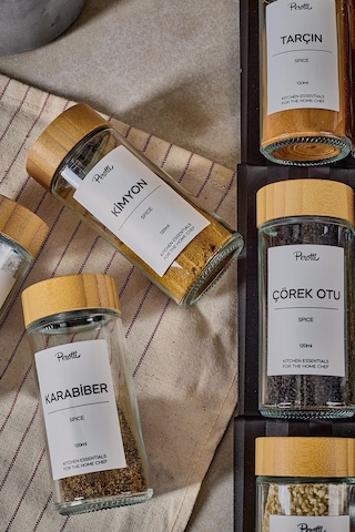 Perotti Baharatlık 12 Li Raul Bambu 16776 ŞEffaf