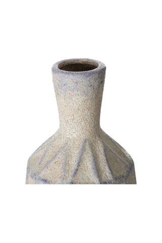 Lexroo Hellen Seramik Vazo 17x35cm Çok Renkli