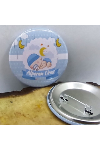 Uyuyan Bebek Konseptli Baby Shower Hosgeldin Bebek Meta 10 Adet