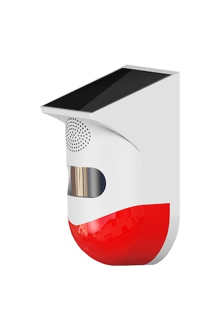 Barfas BG0612 Güneş Panelli Tuya Uyumlu Dış Alarm Sireni