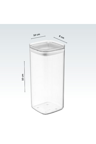 Wniltuglobal Chef Food Box Kare Saklama Kabı 2100 ML