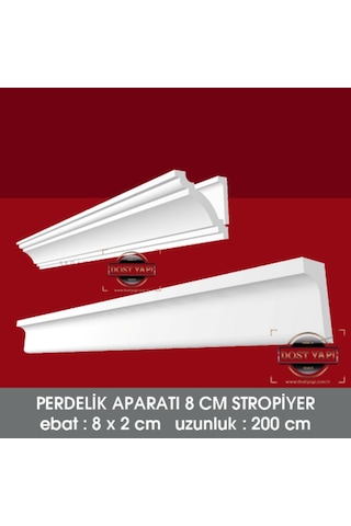 Stropiyer Perdelik Aparatı 8 Cm