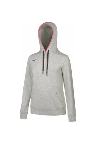 Mizuno Sweat Kapüşonlu Kadın Sweatshirt Gri Çok Renkli