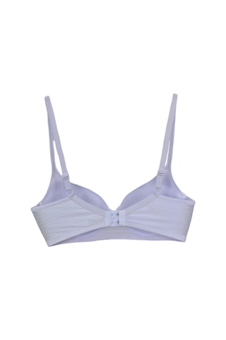 Kadın Silikonlu Toparlayıcı Telli Sütyen C Cup Bgl-st04498 Beyaz