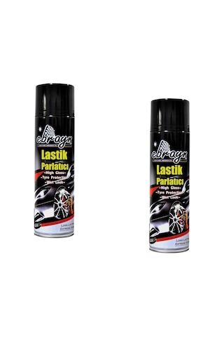 Lastik Parlatıcı Tampon Parlatıcı Ebrayn Sprey 500 Ml 2 Adet