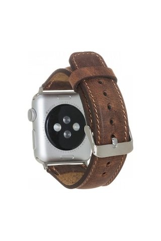 Bouletta Apple Uyumlu Watch Deri Kordon 42-44-45mm RST2EF Taba