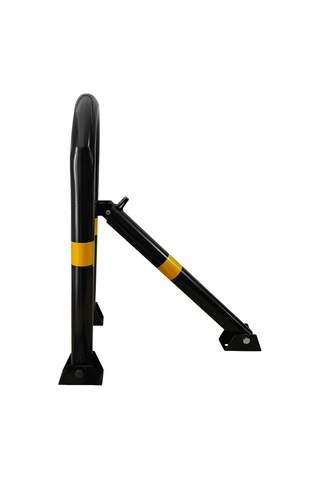 Kilitli Otopark Direği Destekli 62 Cm, Yatar U Tip Park Bariyeri-4014
