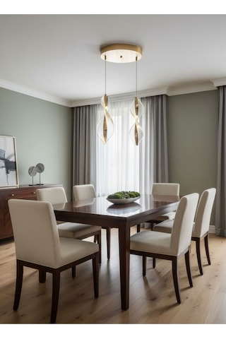 Nuvola Model 2"li Gold 3 Renk Modu Modern Ledli Salon Mutfak Oturma Yatak Odası Led Avize Gold
