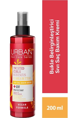 Urban Care Hibiscus & Shea Yağı Bukle Belirginleştirici Sıvı Saç Kremi 200 ML