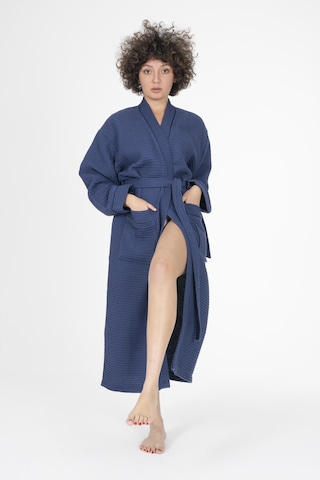 Varol Kaos Serisi Kimono Yaka Pike Bornoz Sabahlık Lacivert-l/xl Lacivert
