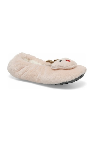 Polaris 605220 Sessiz Taban Kadın Çorap Kışlık Ev Pandufu Pudra