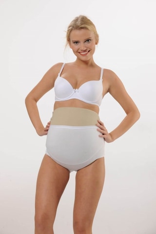 Hmd Underwear Kadın 3'lü Beyaz Pamuklu Yüksel Bel Hamile Lohusa Külot & Rahat Doku -hmd1413-3 Beyaz