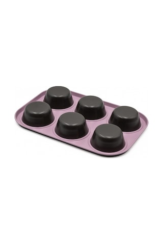 Aryıldız 6'lı Muffin Kalıbı Lila