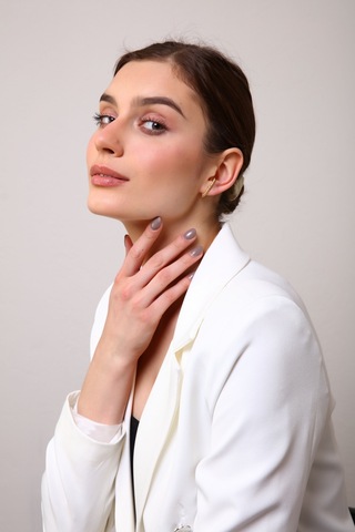 Gold Renk Burgu Earcuff Altın