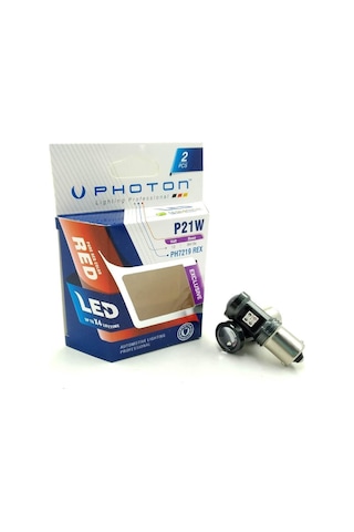 Photon P21W Tek Duy Led Red Kırmızı Exclusive Serisi Ph7219 R E N11.2385