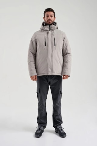 Exuma Skı Jacket Erkek Mont 2111054 Gri Siyah