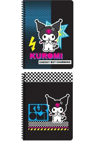 Keskin Color Kuromi 80 Yaprak Karton Kapak Defter 2 Li Set 2