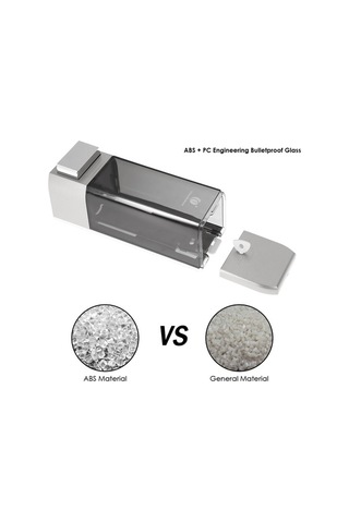 Dancemonkey Cuangdiان 500ml Duvar Sabunluk - Gümüş, Multifunctionel İçin Gümüş