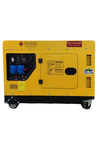 Armak PDA13500MEK 13.7 KVA Dizel Monofaze Kabinli Portatif Jeneratör