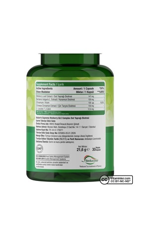 Natures Supreme Reducose Mulberry Glc Complex 30 Kapsül Aromasız