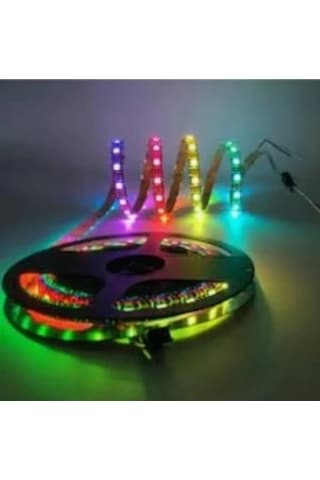 1 Adet Cata Ct 4558 Rgb Şerit Led Kumandalı Trafolu Set 220v