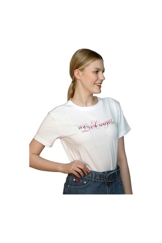 Lee Cooper Kadın T-shirt 242 Lcf 242007 Beyaz