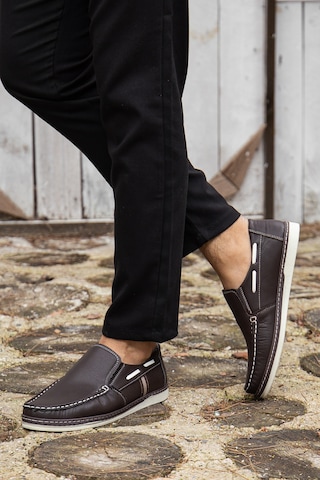 Daxtors D0507 Günlük Ortopedik Erkek Casual Ayakkabı Kahverengi