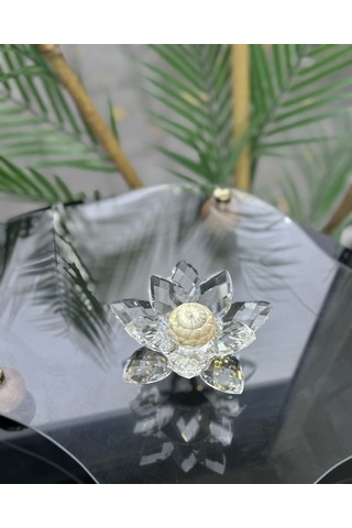Gaelle Dekoratif Lotus Beyaz