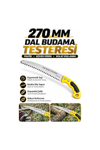 Dal Budama Testeresi 270 Mm Ağaç Kesme İçin