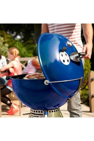 Weber Gbs E-5750 Kömürlü Barbekü Ø 57 Cm Okyanus Mavisi Siyah