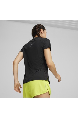 Puma Run Favorites Velocity Kadın Siyah Yuvarlak Yaka Tişört 52506101 Siyah
