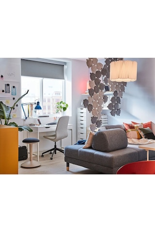 Beyaz 100x48 Cm Sade Ve Akıllı Tasarım Çalışma Masası Beyaz
