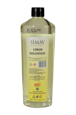 Simav Synaus Termal Sulu Limon Kolonyası 400 ML