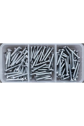 Krasimall M4 Cıvata Ve Vida Seti Gömme Baş, Yarıküre - 90 Adet. 170834362 Diğer