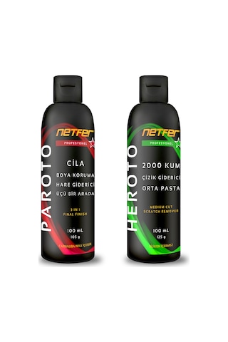 Netfer 2'li Orta Pasta Cila Set - 2x100 ML