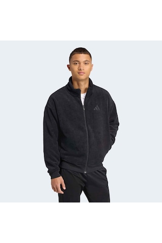 Adidas Future Icons Erkek Siyah Polar Ceket Jw7118 Siyah