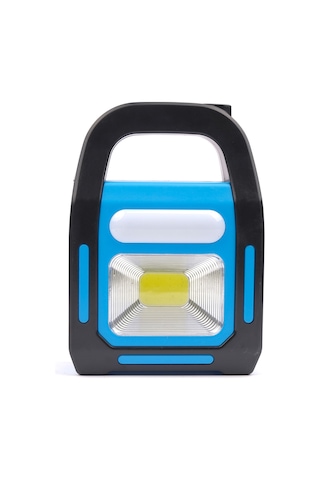 Hb-9707a-1 3 Kademeli Usb Çıkışlı Şarjlı Mavi Solar Lamba