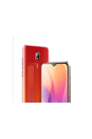 Noktaks - Xiaomi Redmi 8a Uyumlu - Kılıf Şeffaf Soft Slim Fitt Süper Silikon Kapak - Şeffaf
