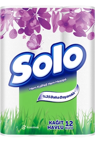 4 Adet Solo Ultra Kağıt Havlu 12'li