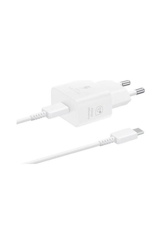 Samsung Uyumlu EP-T2510 25 W Type-C Süper Hızlı Şarj Seti Beyaz