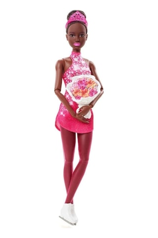 Barbie Buz Pateni Sporcusu Bebek