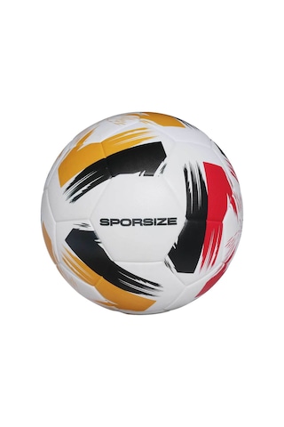 Resmi Ölçülerde Futbol Topu 5 Numara, Pu Deri, Maç Ve Antrenman Kullanımı Beyaz