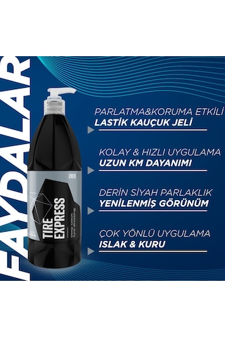 Gyeon Q²m Tire Express Lastik Parlatıcı Ve Koruyucu - 1000 Ml -su