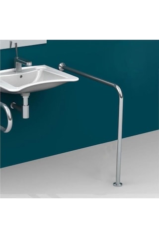 Maxiflow Tutunma Barı Yerden Duvara 75x75 Cm Krom