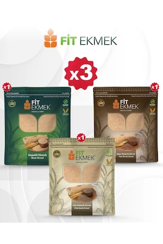 Fit Kepekli, Keten Tohumlu Ve Chia Lavaş Ekmeği 300gr Fit Kepekli, Keten Tohumlu Ve Chia Lavaş Ekmeği 300gr