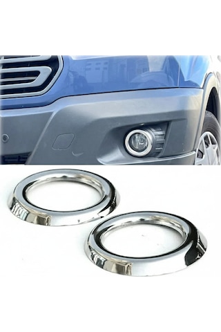 Ford Transit 2014 Sonrası Krom Paslanmaz Çelik Sis Farı Çerçeves