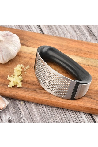 Kosona 304 Paslanmaz Çelik Yaylı Sarımsak Ezici Seti - Silikon Soyucu Ve Fırça İle Hızlı Ezme, Pratik Kullanım Renkli Kutuda Diğer