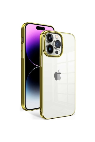 Zeyline Apple Uyumlu iPhone 14 Pro Max Zore Sun Kapak-gold